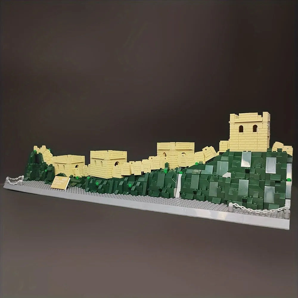 Wange MOC Building Block Set: Great China Wall, Model 6216