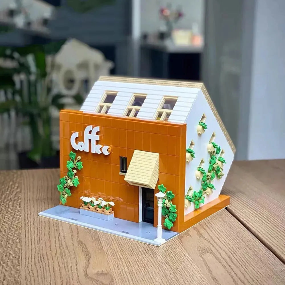 MORK MOC Building Block Set: Upside Down Cafe, Model 10209