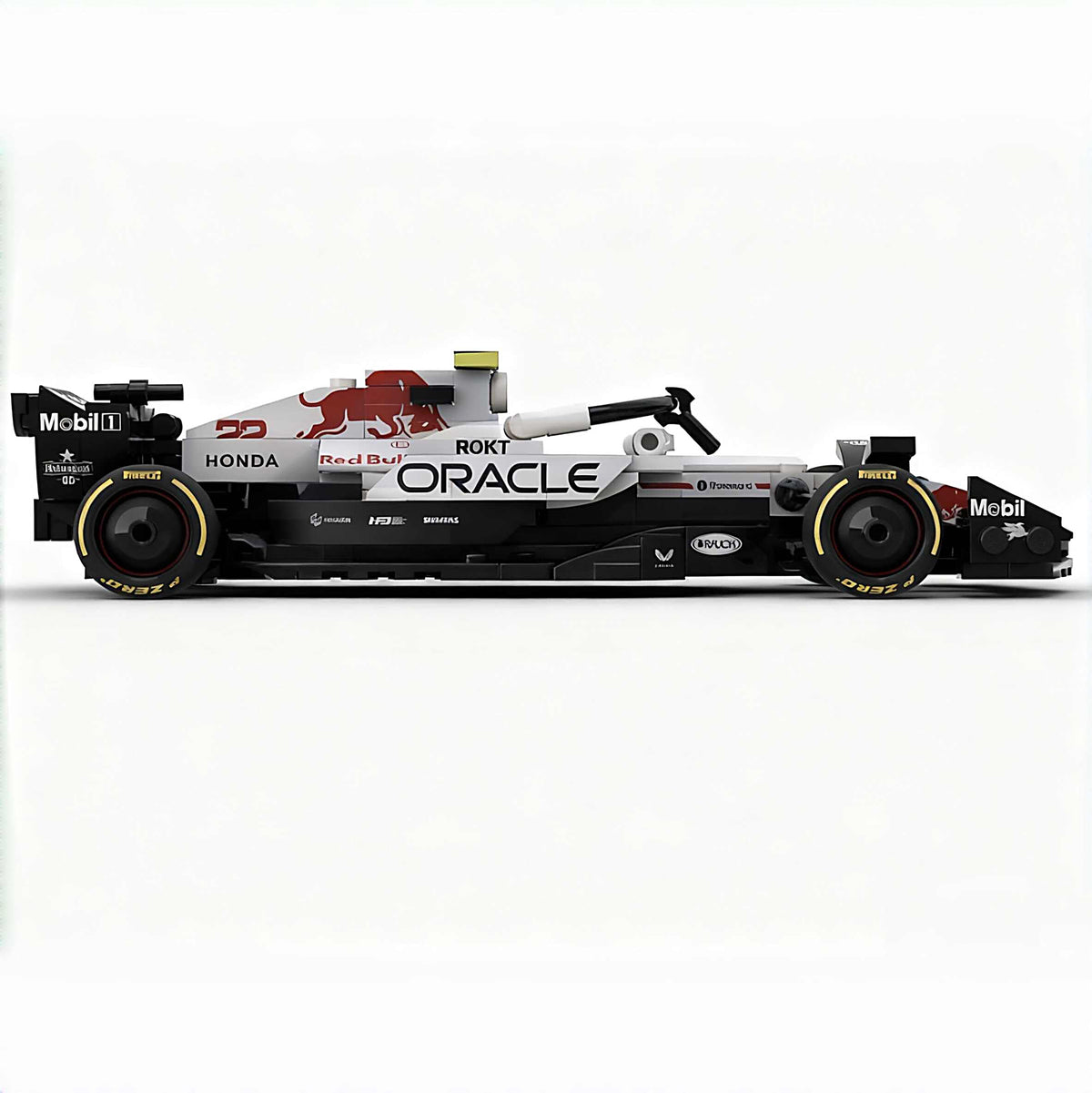 Trilumity Building Block Set: Oracle Red Bull Racing Rb21 F1 Car | Includes a Complete Set of White Champion Stickers| 293Piece