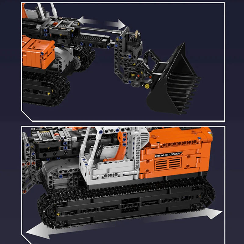 Trilumity Gopher Loader Building Block Set, Remote Control, 1,424-Piece