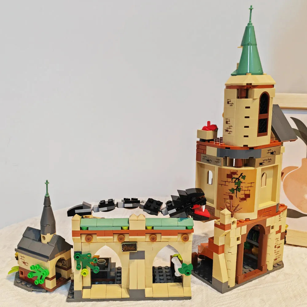 JieStar MOC Building Block Set: Harry Potter MOC Magic Courtyard, Model JJ9024