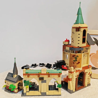 JieStar MOC Building Block Set: Harry Potter MOC Magic Courtyard, Model JJ9024