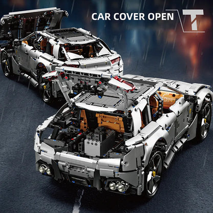TiaGole MOC Motorized Building Block Set: Ferrari Purosangue SUV Supercar, Model T5041