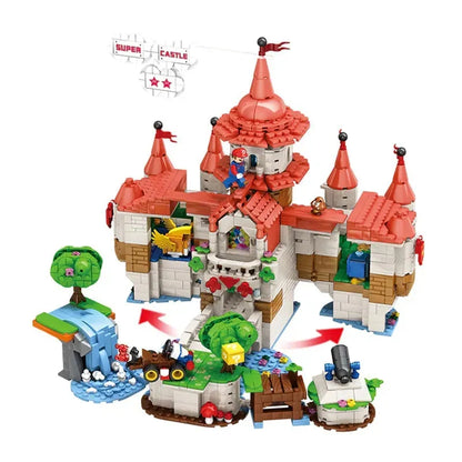 MOC Building Block Set: Movie Creator Expert Super Mario Castle