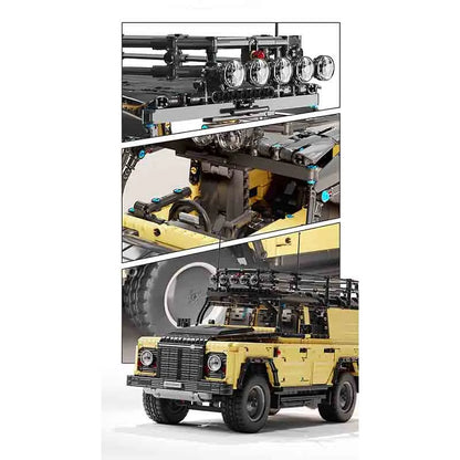 Happy Build MOC Building Block Set: Motorized Off Road Rock Glgan, Model YC23029