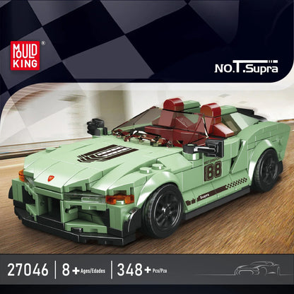 Mould King Building Block Set: Mini Toyota Supra Speed Champions, Model K27046