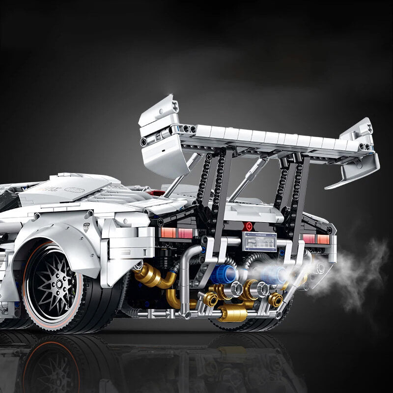 Trilumity Building Block Set: 1:8 Lamborghini Countach Lp5000 Building Set (3970+-Piece)