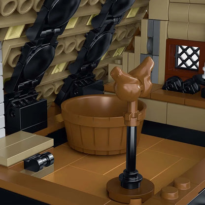 MORK MOC Building Block Set: Medieval Black Smith, Model 033031