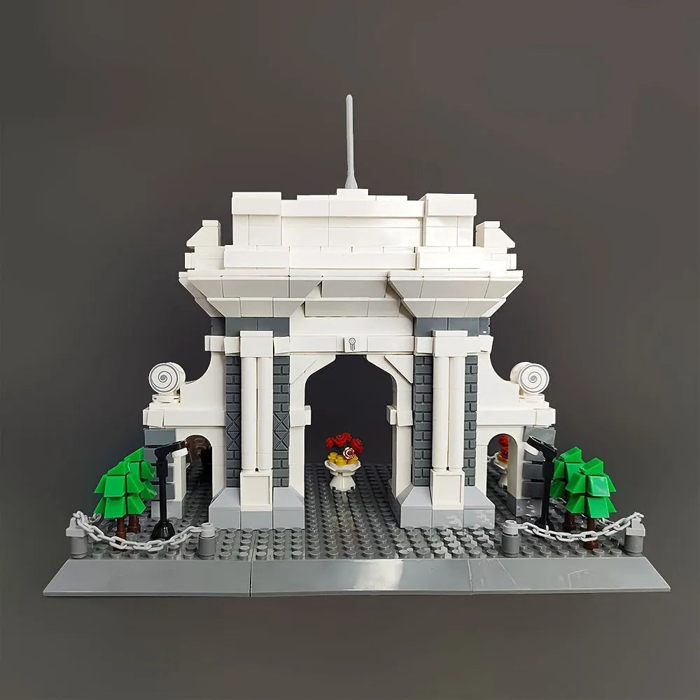 Wange Building Block Set: China Beijing Tsinghua Campus, Model 4223