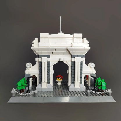Wange Building Block Set: China Beijing Tsinghua Campus, Model 4223