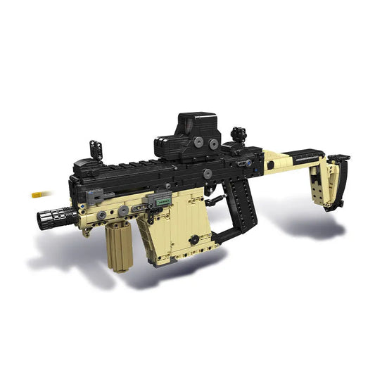Mould King MOC Building Block Set: Motorized KRISS Vector SMG Gun, Model K14031