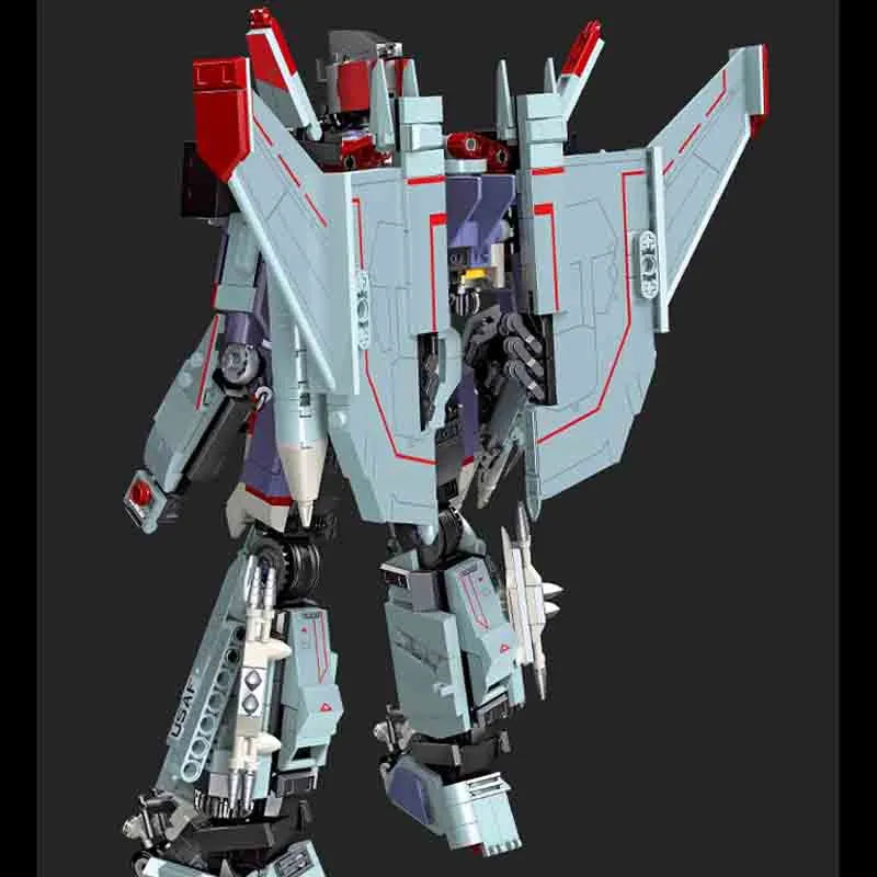 JieStar Building Block Set: Super Hero Blitz Wing Mecha Robot Warrior, Model 58047