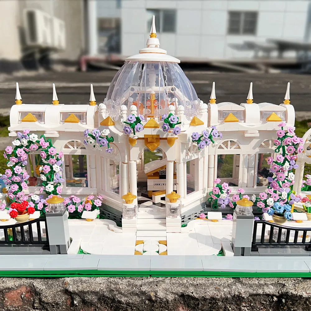 JieStar MOC Building Block Set: Garden Square, Model JJ9043