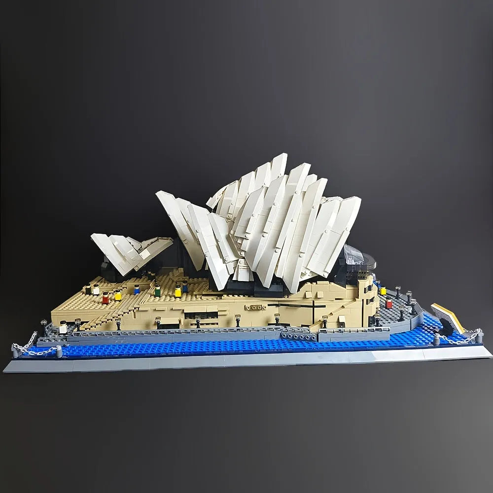 Wange MOC Building Block Set: Famous Sydney Opera House, Model 8210