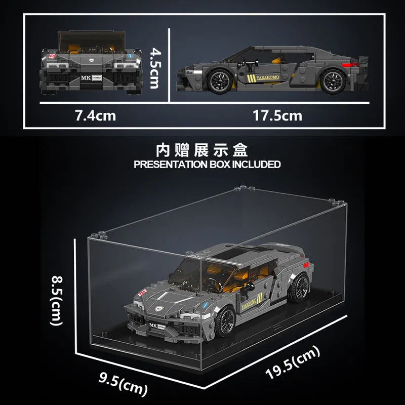 Mould King Building Block Set: Mini Koenigsegg Speed Car Champions, Model K27052