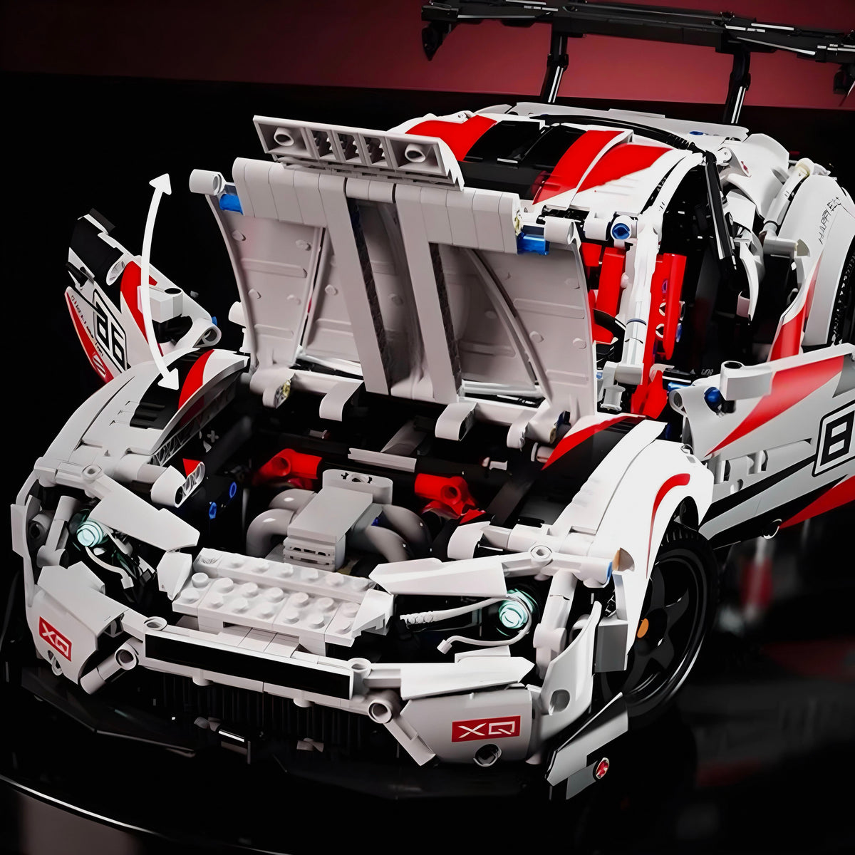 Trilumity Motorized Building Block Set: Toyota Gt86 Ultimate Edition, genuine license (2586-Piece)