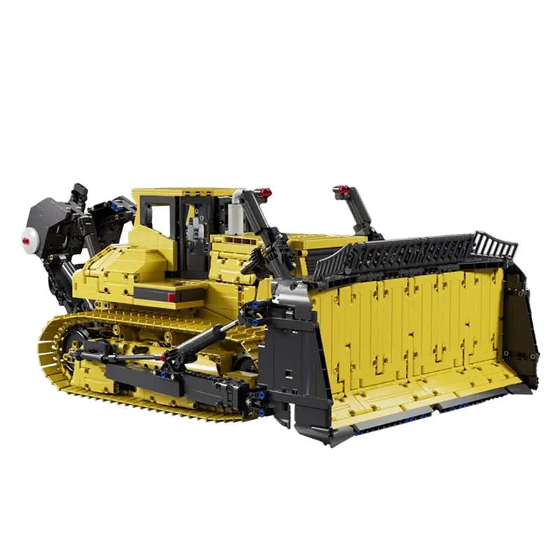 Mould King MOC Motorized Building Block Set: Liebherr PR766 Bulldozer, Model K17049