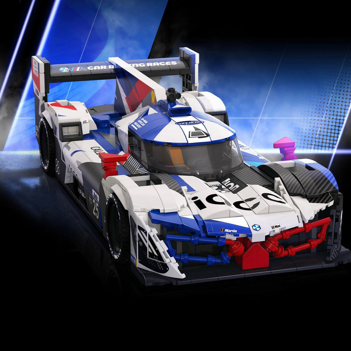 Trilumity Building Block Set: 1:16 BMW M Hybrid V8 LMDh Endurance Prototype(1068Piece)