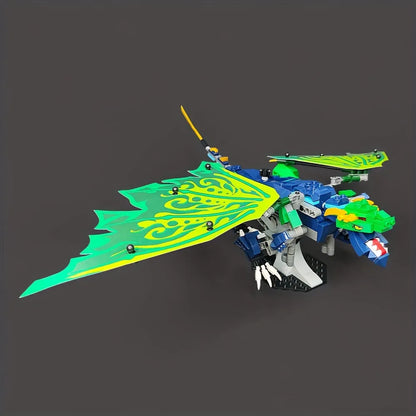 JieStar MOC Building Block Set: Movie MOC Legendary Dragon, Model JJ9017