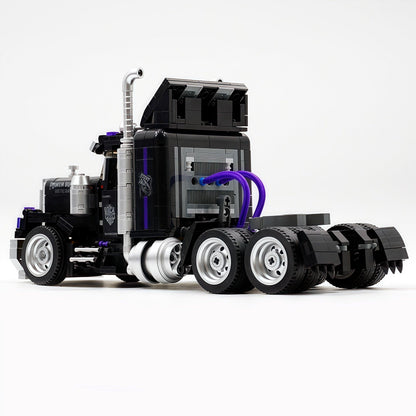 Trilumity Building Block Set: American Retro Gmc Heavy Truck – Spirit of the Open Road (1500+-Piece | 69cm)