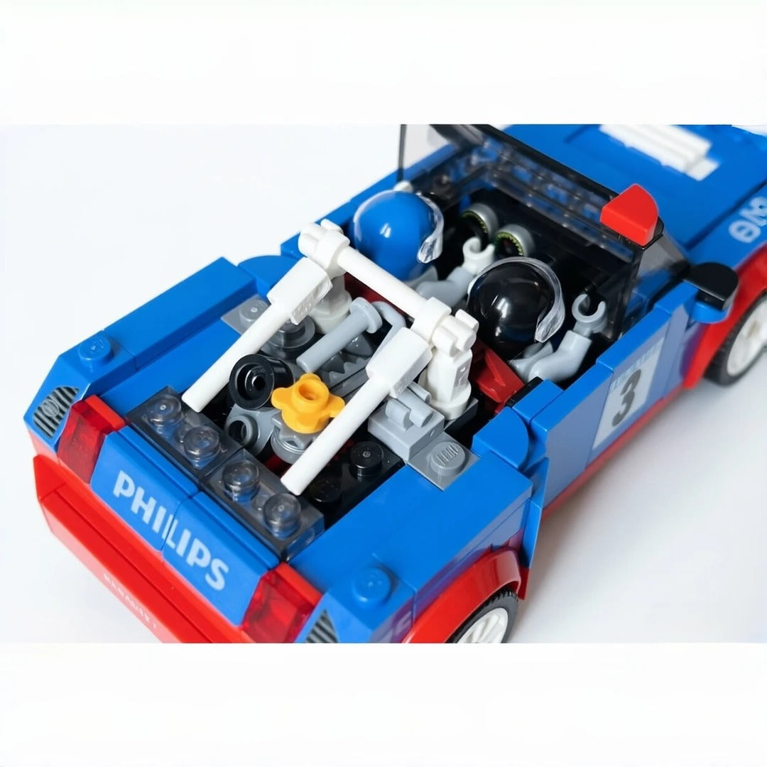 Trilumity Building Block Set: Renault 5 Maxi Turbo | 396Piece | 1980s Rally Cars Speed Champions