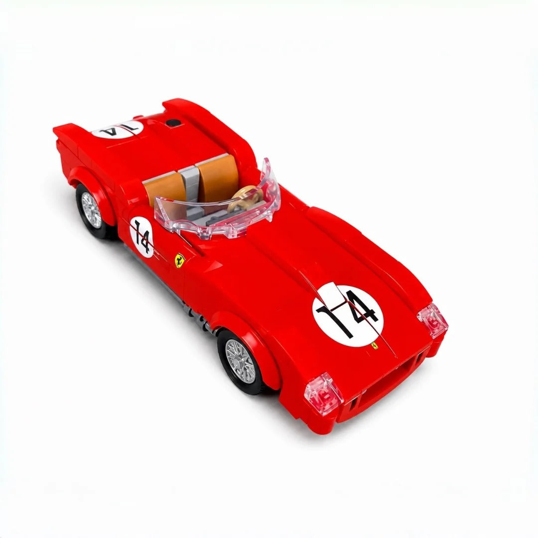 Trilumity Building Block Set: Red Hypercar 250 | Classic 1958 Legendary Racing Car | 291Piece