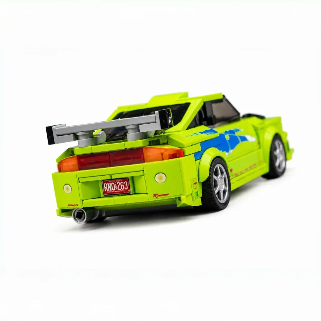 Trilumity Building Block Set: 1995 Mitsubishi Eclipse | Includes A Complete Set of Stickers| 459Piece