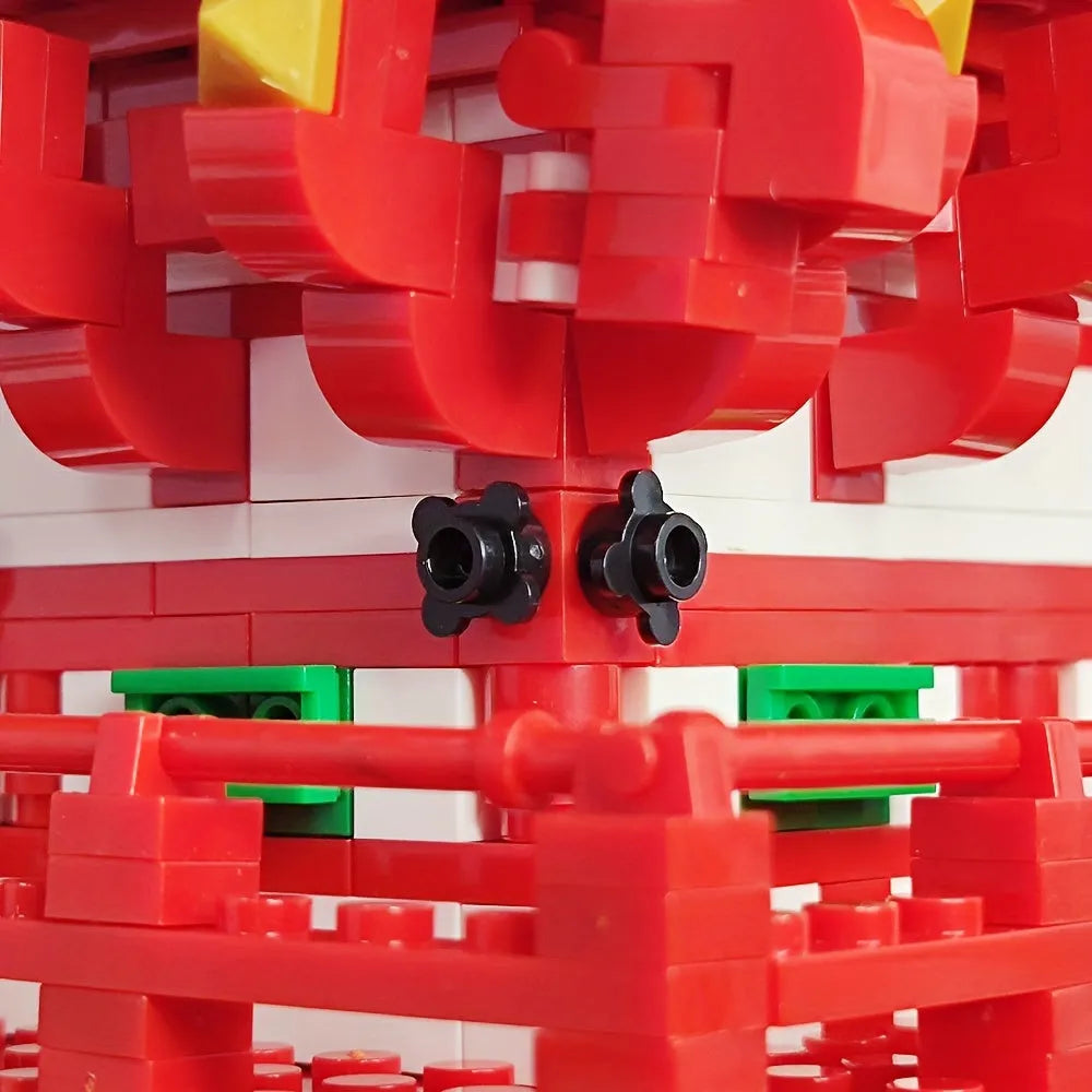 Wange MOC Building Block Set: Japanese City Temple, Model 6212