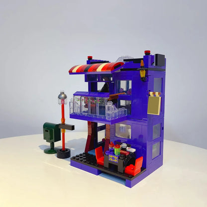 JieStar MOC Building Block Set: Harry Potter MOC Magic Diagon Pub, Model JJ9003