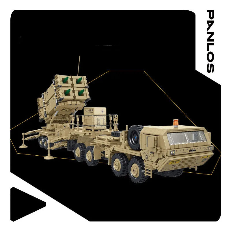 Panlos MOC Building Block Set: M983 Missile Truck, Model 628014