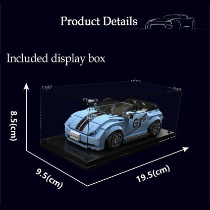Mould King Building Block Set: Mini V Beetle Speed Champions Car, Model K27047