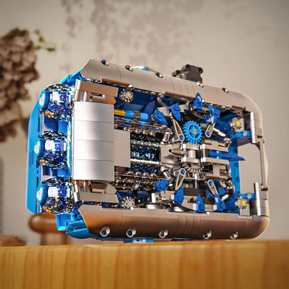 Trilumity The V16 Tourbillon Building Block Set, 1:1 Scale, 1,005-Piece