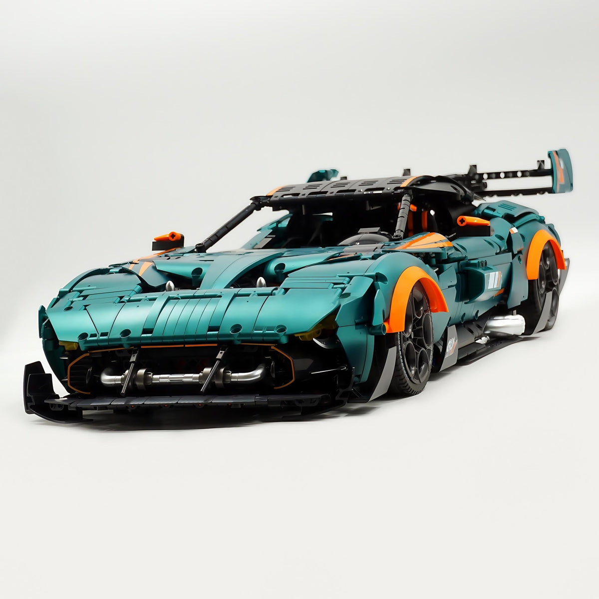 Trilumity Building Block Set: 1:8 Aston Martin Vulcan | British Racing Icon | 3794+-Piece