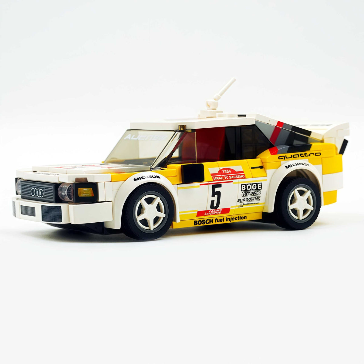 Trilumity Officially Licensed HB Audi WRC Team Building Block Set, 1:18 Scale, 1,362-Piece
