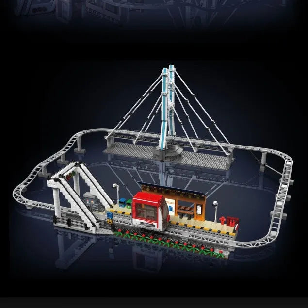 Mould King Building Block Set: Motorized Urban Railcar, Model K16052
