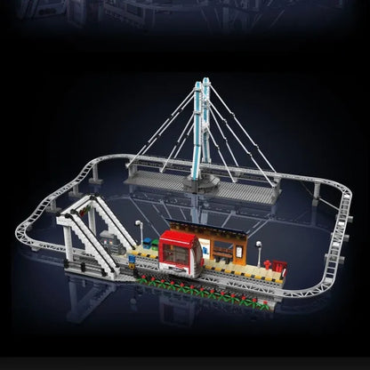 Mould King Building Block Set: Motorized Urban Railcar, Model K16052