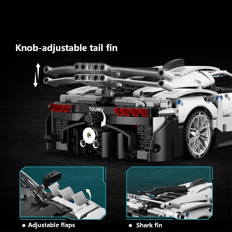 Trilumity Building Block Set: 1:14 Mercedes-Benz AMG One Supercar (1164Piece)