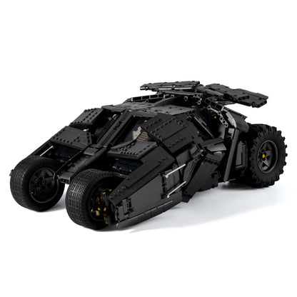 MOC Building Block Set: Motorized MOC Tech Dark Knight Rambom Car, Model K10517PF