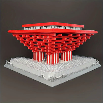 Wange Building Block Set: Famous China Pavilion At Expo 7210