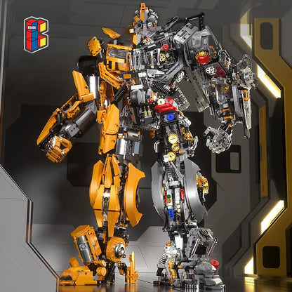 MOC Building Block Set: Mech MOC Metamorphic Bumblebee Robot, Model V5014