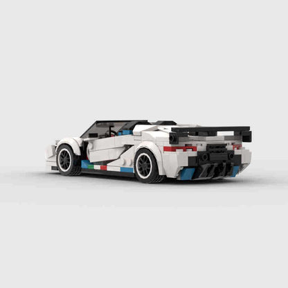 Trilumity MOC Building Block Set: 1:24 Supercar (300+-Piece) | MOC Building Set