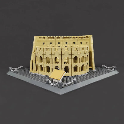 Wange MOC Building Block Set: Italy Rome Colosseum, Model 5225