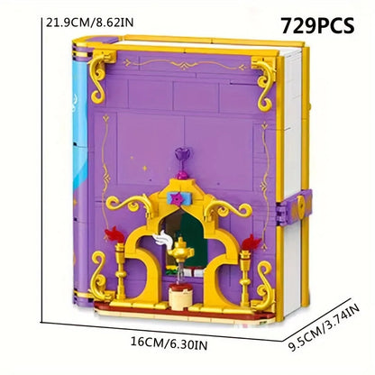 JieStar Building Block Set: Aladdin Magic Lamp 3D Book, Model JJ9054