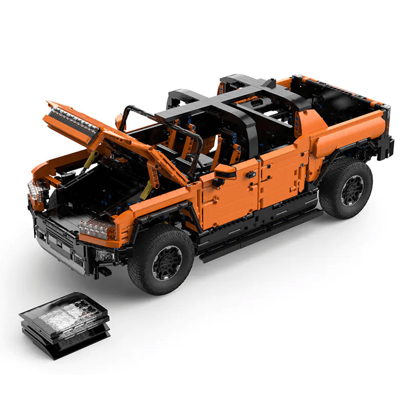 Trilumity Motorized Building Block Set: Remote Controlled Hummer Ev Truck (3756-Piece)