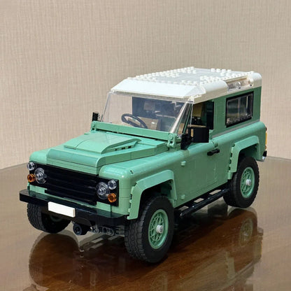 MOC Motorized Building Block Set: Land Rover Defender 90, Model E0090