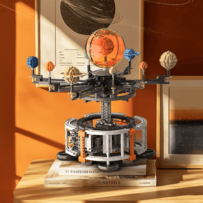 Trilumity Motorised Rotating Solar System Building Block Set, 1,282-Piece