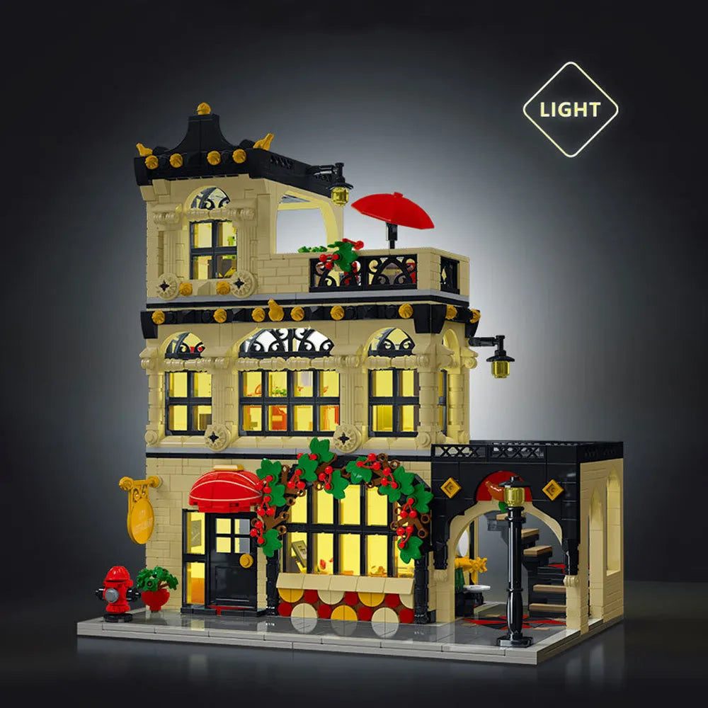 MORK MOC Building Block Set: Restaurant Block Module, Model 20114