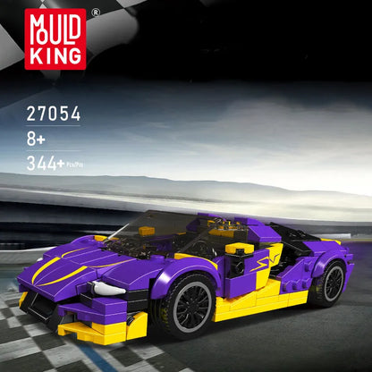 Mould King Building Block Set: Mini Centennial Bull Car Speed Champions, Model K27054