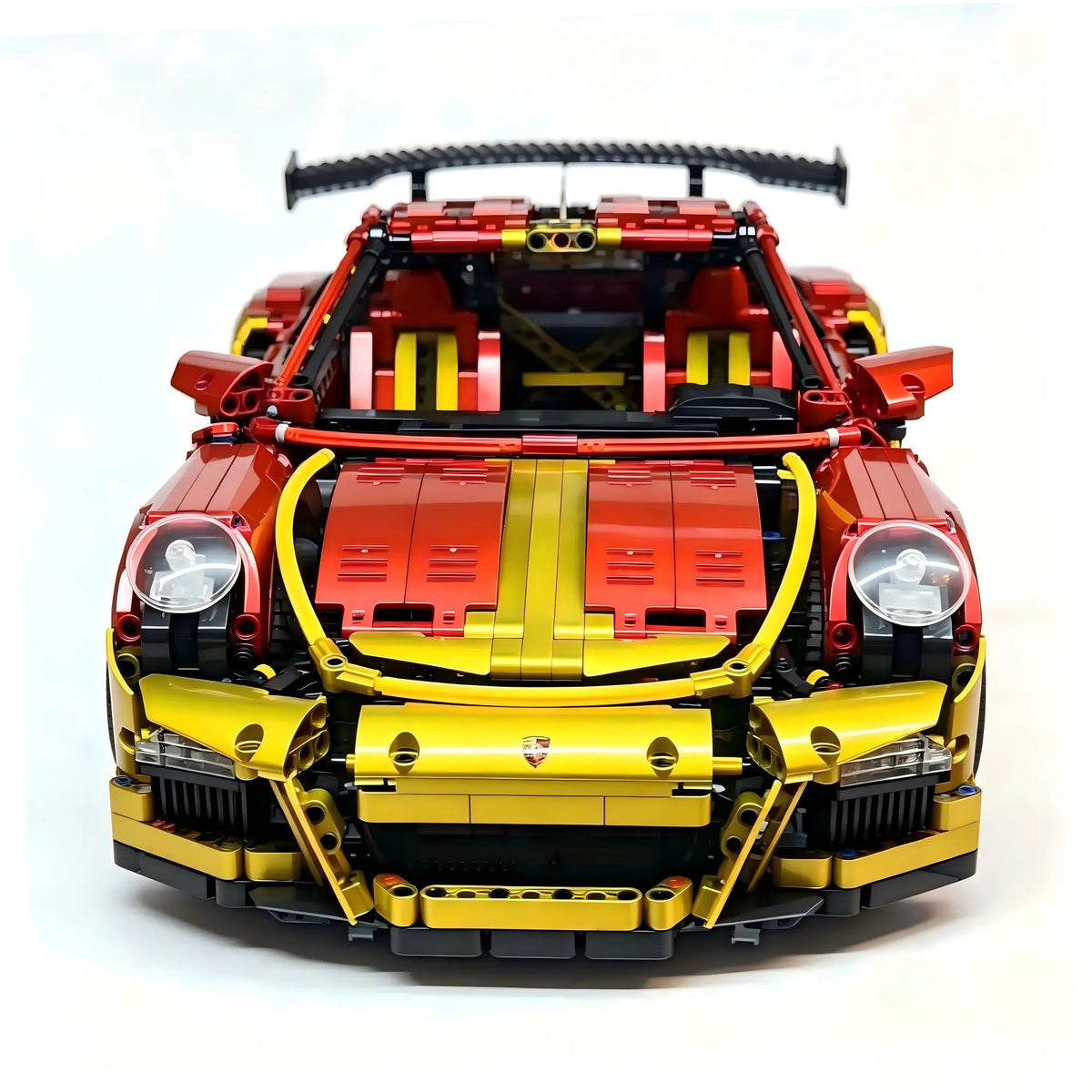 Trilumity Building Block Set: 1:8 Porsche 911 GT3 | Customized “Iron Man” Livery (2728-Piece)