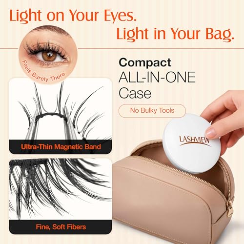Trilumity Upgrade Magnetic With Cat Eye Faux Mink Fiber - Black False Lashes